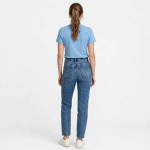 T-shirt imprimé pour femme, col rond, 100% coton, coupe classique, manches courtes, décontracté, écologique, respirant, 190-210 GSM, fabriqué au Bangladesh - Product Image 6