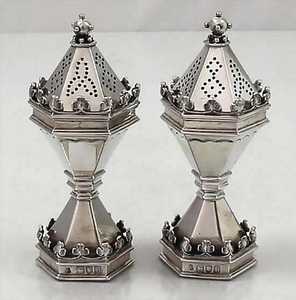 Ensemble de distributeurs de sel et de poivre de table haut de gamme, salières modernes en métal pour restaurant, hôtel, cuisine, décoration intérieure - Product Image 4