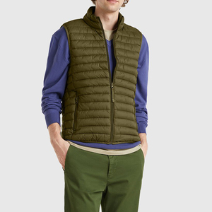 CHALASA SPORTS Wholesale <b>Men's</b> Spring Woolen Formal Puffer Vest Breathable <b>Warm</b> Sleeveless Outdoor Workwear Padded <b>Jacket</b> Casual - Product Image 2