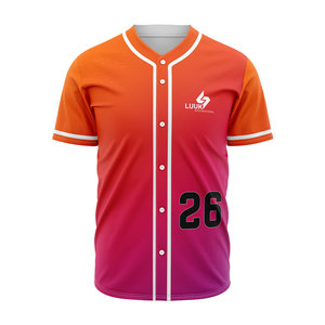 Maillot de baseball entièrement sublimé en gros, personnalisable avec logo, nom et numéro, respirant, séchage rapide, uniforme en polyester - Product Image 2
