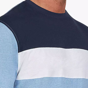 Camiseta de hombre con contraste de color, el mejor material, venta al por mayor, corte holgado, estampada, 100% algodón, calidad premium. - Product Image 5