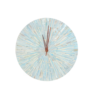 Reloj de pared de lujo con incrustaciones de nácar para decoración del hogar, arte mural para sala de estar, hecho a mano por vietnamitas. - Product Image 1