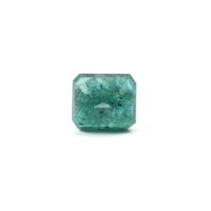 Natural Zambian Emerald 8.2 Carat Loose Gemstone Emerald Cut 8x10mm for Fine Jewelry - Product Image 2