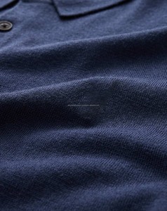 Men's 100% Cotton Casual Hip Hop for <b>Shirt</b> Breathable <b>Button</b> Collar Embroidered <b>Half</b> Sleeve Front Logo Solid Pattern Knitted - Product Image 4