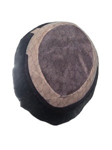 Taz Hair's High Quality Indian Remy Deep Wave Water Wave <b>Wig</b> for <b>Men</b> Soft Monofilament Base Toupee System Direct Bangladesh - Product Image 6