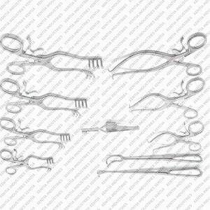 Rétracteurs chirurgicaux vétérinaires Weitlaner & Gelpi, instruments auto-serrants en acier inoxydable, ensemble pour la chirurgie animale, fournisseur OEM - Product Image 5