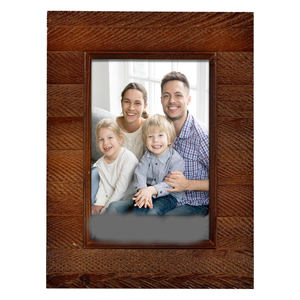 Marco de Fotos Rústico Hecho a Mano de Madera Maciza, Estilo Vintage, Decorativo para Hogar, Oficina, Sala de Estar, Exhibición en Mesa - Product Image 1