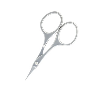 100% Stainless Steel Custom Size <b>Eyebrow</b> Scissors Slanted Type Brow <b>Hair</b> <b>Removal</b> Trimming Solid Color All Other - Product Image 2