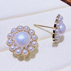 Zhuji 2024 Trendy Freshwater <b>Pearl</b> <b>Earrings</b> for Women Exquisite Design with S925 <b>Silver</b> Ear Needles Natural <b>Pearls</b> - Product Image 4