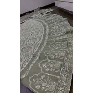 Lehenga choli ของผู้หญิงที่มีลำดับชุดทำงานดีไซน์หรูหรา - Product Image 5