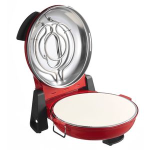 Forno Elettrico per Pizza da 1200W con 12 Modalità di Controllo della Temperatura, Pietra Refrattaria in Cordierite, Visualizzazione della Temperatura a 5 Livelli, 12 Modalità di Cottura - Product Image 3