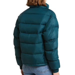 Hot Sale Plus Size Women's Cotton Puffer Jacket Solid Color Hooded Breathable Eco-Friendly Winter Customized Design Women Puffer - Product Image 2