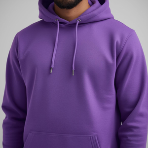 เสื้อฮู้ดผ้าฟลีซโพลีเอสเตอร์/ไนลอนสีพื้นพิมพ์ลายดิจิตอลปักลายสำหรับฤดูหนาว รับผลิตแบบ OEM/ODM - Product Image 6