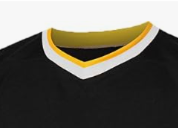 High Quality Custom Logo Design Black Gold Yellow Practice Ice Hockey Jersey Durable Breathable Mesh Training Ice Hockey Shirts - Product Image 2