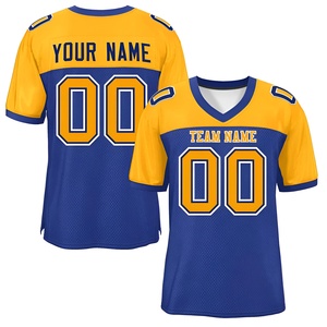 Maillot de football américain personnalisé de haute qualité 2026, vente en gros, pour hommes, manches courtes, séchage rapide, sublimation, OEM - Product Image 5
