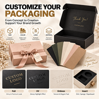 Set Completo di Packaging di Lusso Personalizzato per Piccole Imprese: Scatole di Carta, Sacchetti Shopping, Carta Velina, Cartellini Pendenti - Vendita all'Ingrosso