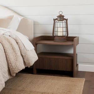 Mesa de Noche de Madera Maciza de Alta Calidad con Diseño Minimalista para Dormitorio y Muebles para el Hogar - Product Image 1