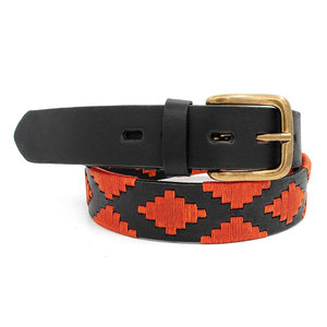 Ceinture Polo en Cuir Véritable Durable avec Motif Polo Classique – Prix de Gros 2026 - Product Image 1