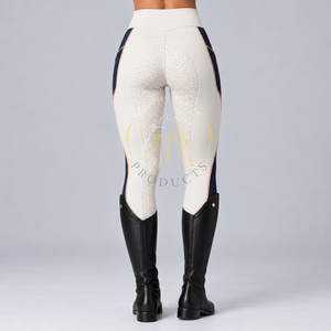 Pantalones de equitación para mujer, hechos con materiales transpirables, con movimiento flexible y comodidad confiable para interiores. - Product Image 4