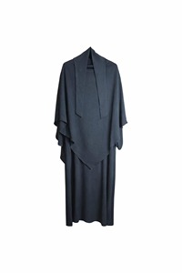 Abaya de Lujo en Verde Salvia con Diseño Fluido y Exclusivo de Frente Abierto |   Moda Modesta Premium para Mujer - Product Image 5