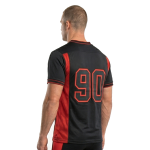 Camiseta de Fútbol Sublimada con Diseño Personalizado para Hombre, 100% Poliéster, Ropa Deportiva, Camiseta de Entrenamiento - Product Image 3