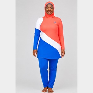Nouvelle conception, ensemble de bikini islamique pour femmes de haute qualité, imprimé sur le devant, ensemble 2 pièces, séchage rapide, respirant, antibactérien, taille OEM - Product Image 1