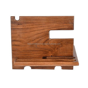 Universal Bamboo Holder Natural Bamboo Wooden Desk Charging Mobile Cellphone Stand Table Smart <b>Phone</b> Holder By FWE - Product Image 1