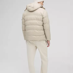 Custom Men's Puffy Jacket Winter <b>Warm</b> Thickened Puffer <b>Coat</b> <b>Waterproof</b> Windproof Boxy Fit Bubble Jacket Streetwear Outwear - Product Image 2