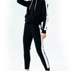 Tracksuit Customized New Design 2026 High Quality Solid Plain Color Breathable Track Suits for <b>Ladies</b> - Product Image 1
