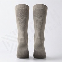 Chaussettes de course pour femmes, compression serrée, polyester, nylon, soutien sportif, respirantes, évacuation de l'humidité, couleur personnalisée
