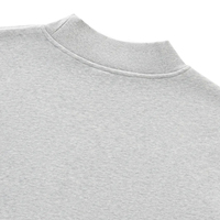 Sweat-shirt décontracté à col roulé oversize pour femme, manches longues, col montant, épaules tombantes