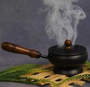 Brûleur métallique religieux décoratif, design compact, écologique, fait main, pour la décoration de table basse ou d'étagère, faible coût, M/S SHAAD - Product Image 4