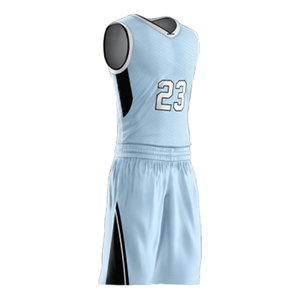 Tenue d'équipe personnalisée pour le basketball – Kit de club avec design par sublimation, respirant, 100 % polyester, coupe athlétique, uniforme de basketball - Product Image 6