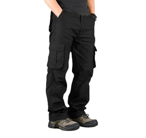 Hot Selling Men's Casual <b>Cargo</b> Pants 100% Cotton Canvas Fleece Lining Drawstring Closure Winter Export Quality - Product Image 4