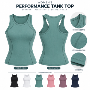 Wholesale Custom Logo Women Summer Casual Basic Vest <b>Crop</b> <b>Tops</b> Sleeveless Fitness Women <b>Crop</b> Tank <b>Top</b> - Product Image 3