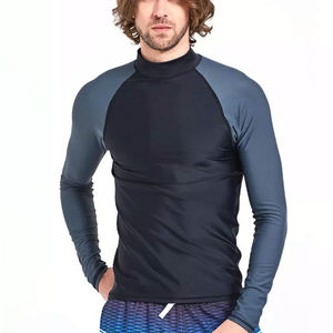 Custom Printed <b>Athletic</b> Rash Guard for Men Long Sleeve UV Protection Quick Dry Sports Shirt Supplier - Product Image 1