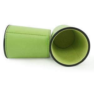 Gobelets à dés en cuir véritable de qualité supérieure, faits à la main, personnalisés en usine, en forme de corne, pour KTV, bars et divertissements familiaux - Product Image 3