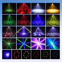 Projecteur DJ à tête mobile 150W à 8 bras, télécommande, effet faisceau LED, DMX512, éclairage rotatif pour mariage, fête, scène, club