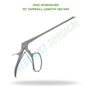 Rongeur à disque 250 mm, instrument chirurgical neurochirurgical pour la retraitement des disques intervertébraux - Product Image 2