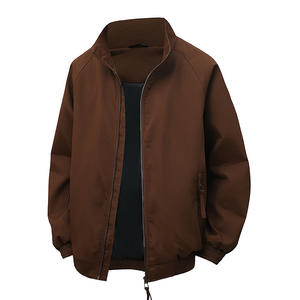 Veste coupe-vent décontractée en polyester pour homme, style moto, simple et tendance, avec fermeture éclair personnalisée, idéale pour l'automne – Produit de haute qualité - Product Image 4