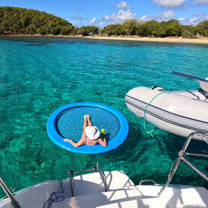 Hamaca Flotante de PVC Inflable, Red de Descanso Flotante, Colchoneta para Tomar el Sol, Portátil y Ligera para Uso en el Mar y la Piscina - Product Image 5