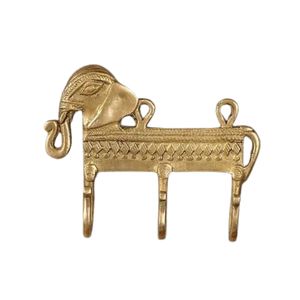 Crochet mural décoratif en métal massif en forme de feuille botanique moderne, finition bronze antique, pour manteau, robe et chapeau - Product Image 6