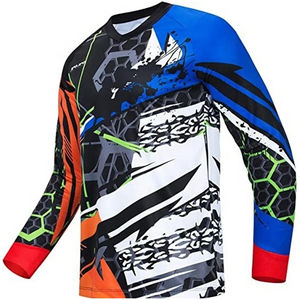 Maillot de sport personnalisé avec logo, coupe-vent, séchage rapide, respirant, pour BMX, VTT, motocross, course moto, maillot grande taille - Product Image 6
