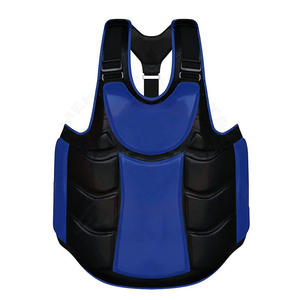 Protector de Pecho de PVC Azul y Negro para Boxeo, MMA, Muay Thai, Entrenamiento, Temporada de Invierno - Product Image 1
