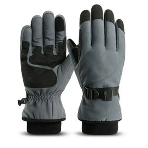 Guantes de Esquí y Snowboard de la Mejor Calidad al por Mayor, Transpirables, Cómodos, de Cuero, Impermeables, Térmicos, con Aislamiento de Tela Suave - Product Image 1