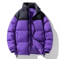 Veste d'hiver matelassée personnalisée pour homme avec logo brodé et design imprimé – Chaude, épaisse et tendance pour l'extérieur – Vente en gros