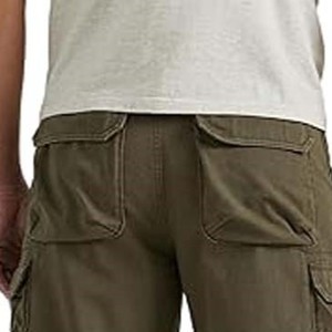 Wholesale Men's Cargo Shorts Elastic Waist Streetwear Casual Cotton Fabric Sweat Hot Selling New Arrival OEM Men Cargo Short - Product Image 3