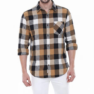 Chemises en jean pour hommes de grande taille, style décontracté, tendance, couleur bleu uni - Product Image 3