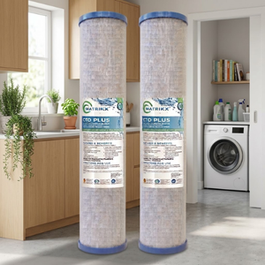 Filtre CTO PLUS en charbon de coque de noix de coco renouvelable, double certification NSF et WQA, hydratation propre et fraîche - Product Image 1