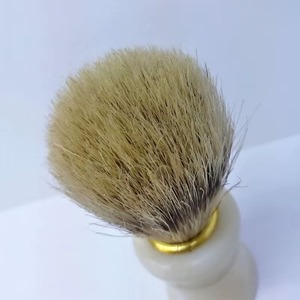 Brosse à raser professionnelle pour barbier, brosse à barbe de haute qualité en poils de blaireau, brosse de nettoyage facial pour hommes, brosse à raser pour le nettoyage des poils du visage - Product Image 5